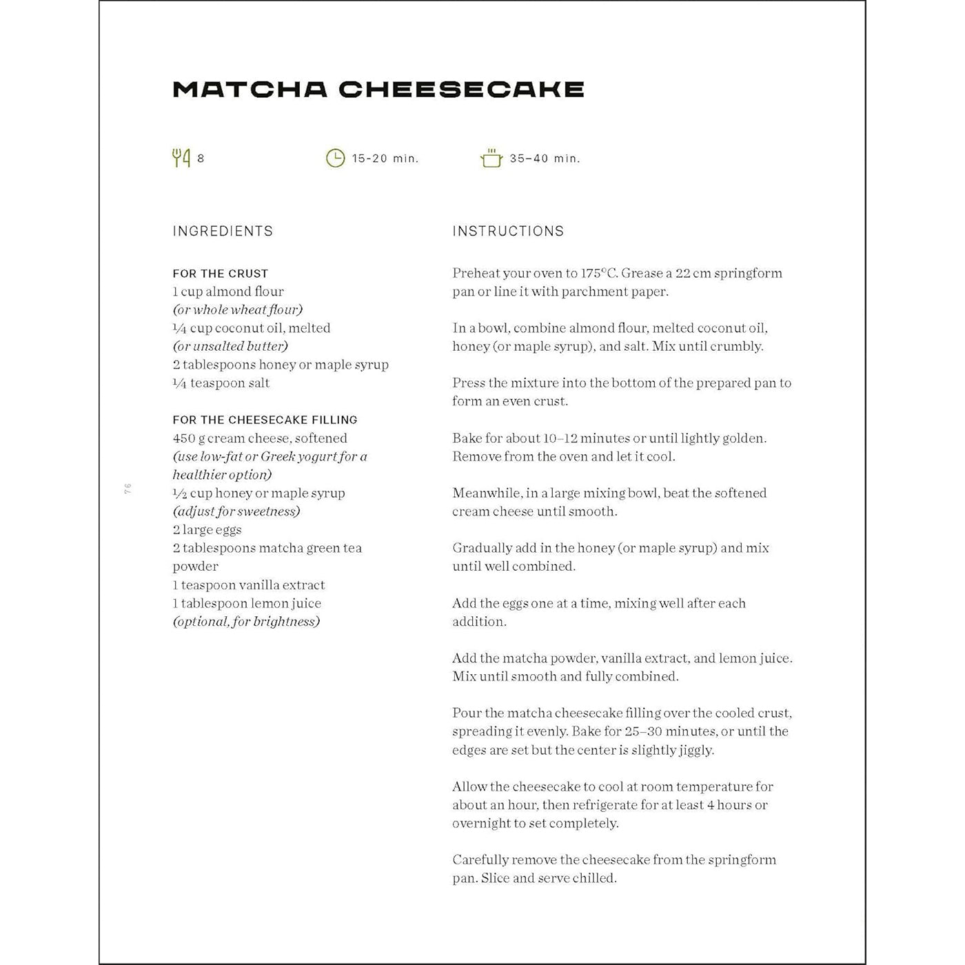 Libro Matcha