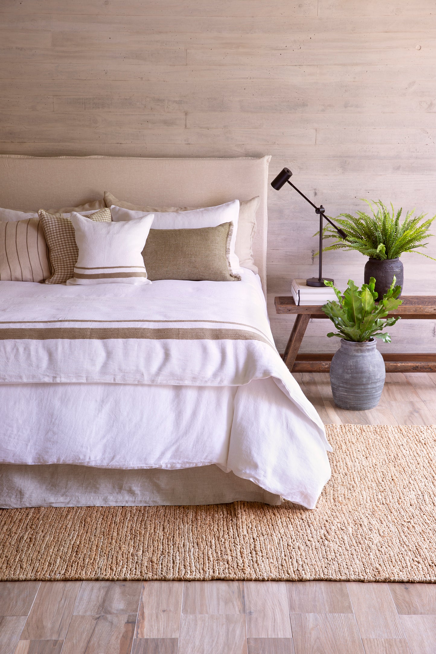 Funda Plumón Soho Blanco con fundas de almohadas