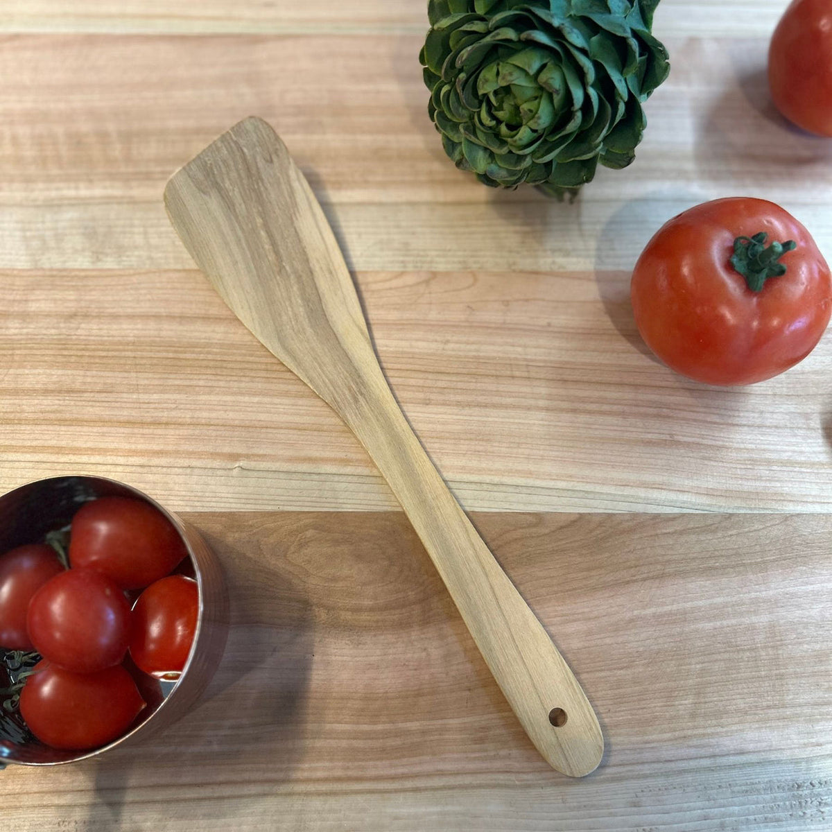 Espátula Curva Madera de Olivo Laguiole Jean Dubost