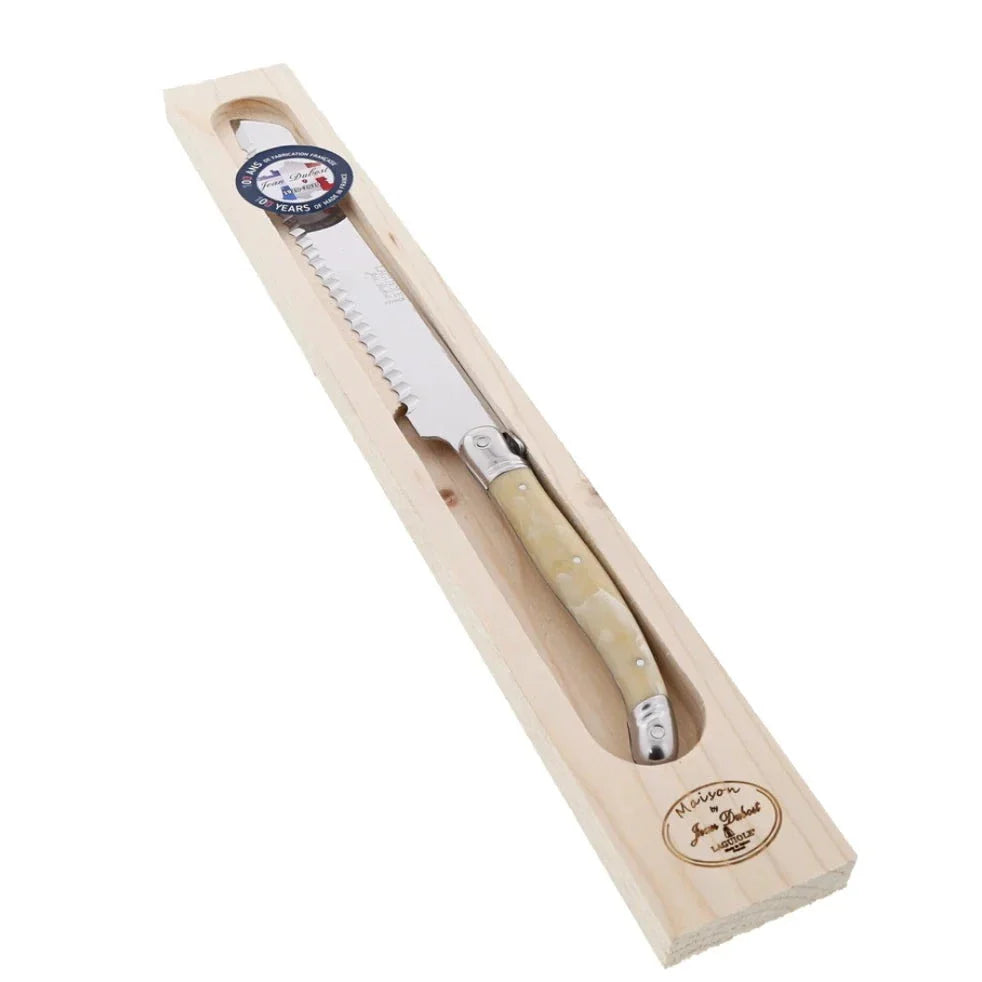 Laguiole Cuchillo Pan Jean Dubost Mármol