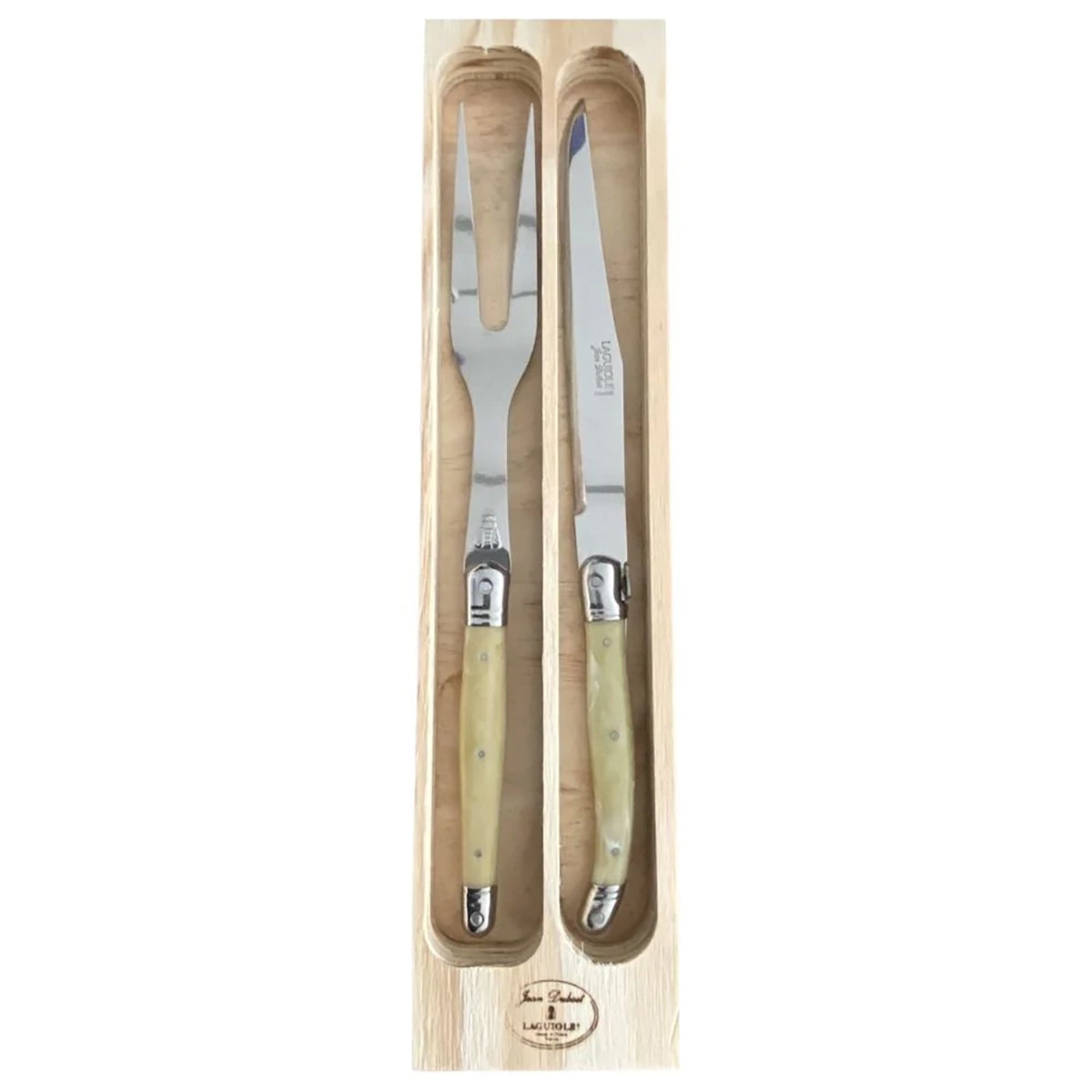 Laguiole Set Asado Mármol