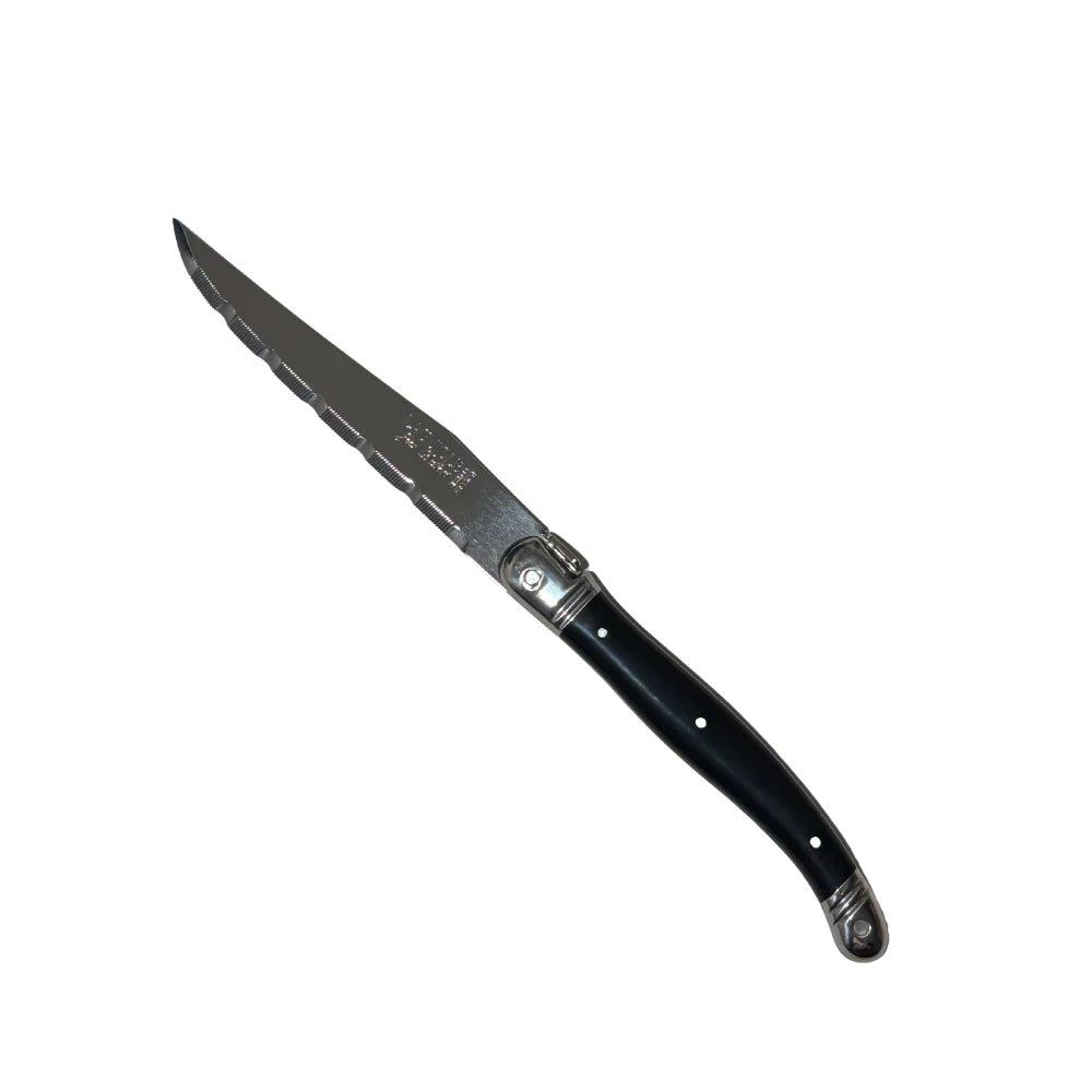 Laguiole Bloque 6 Cuchillos Negro Jean Dubost