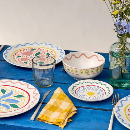 Summer Bliss Plato Aperitivo Sun 16 cm
