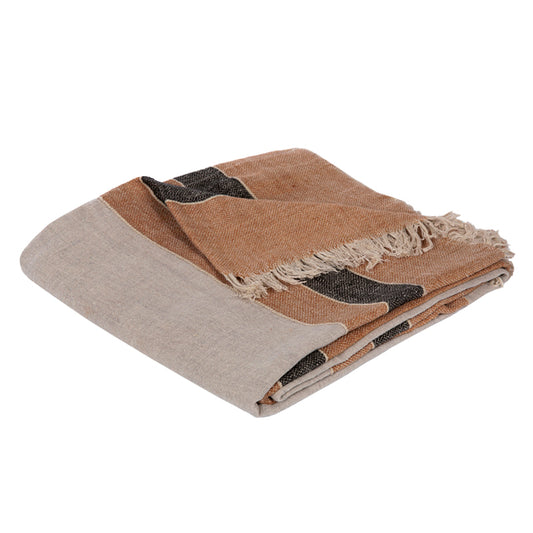 Cubrecama Lino Daya Caramel