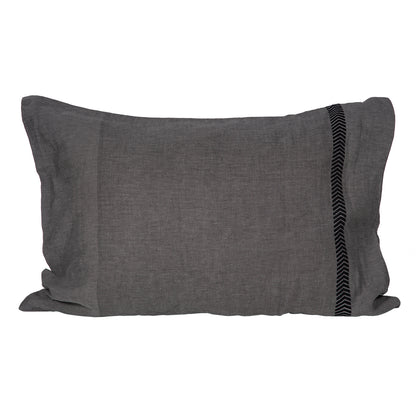 Funda Almohada Lino Marsella Dark Grey 50x70 cm