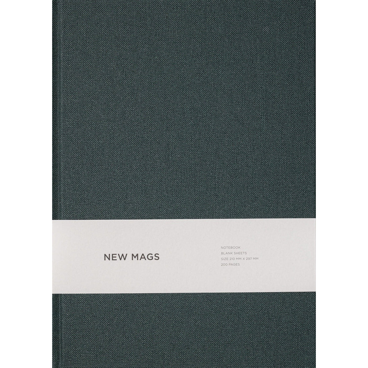 Notebook Moss Green A4 - Hardcover/Blank