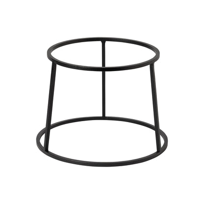 Pedestal Alto Redondo Negro H16.4 cm