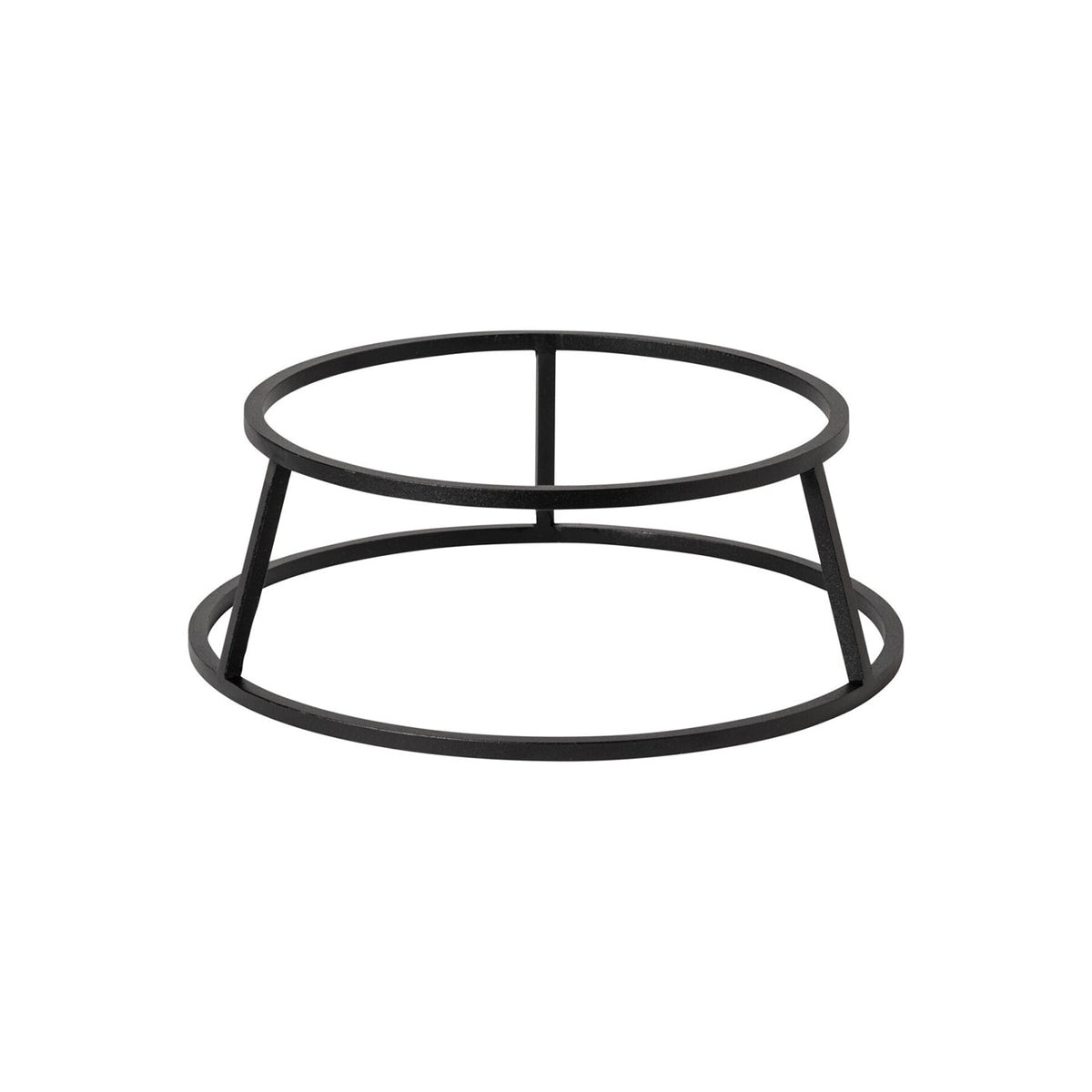 Pedestal Bajo Redondo Negro D23.8cm H8 cm