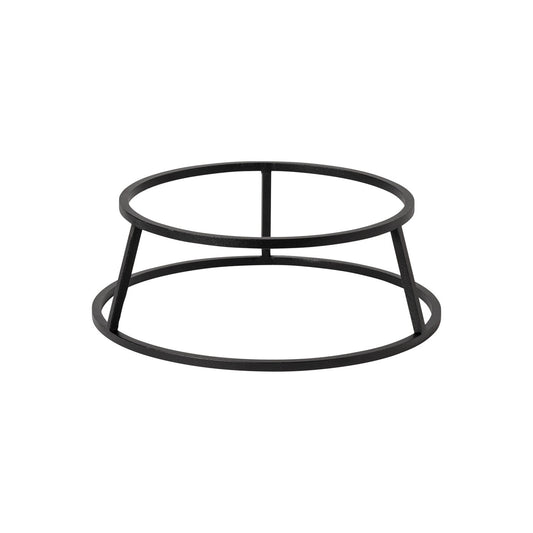 Pedestal Bajo Redondo Negro D23.8cm H8 cm