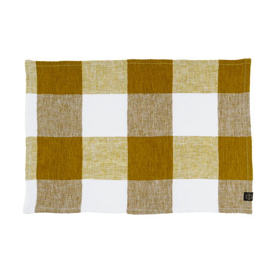 Set 6 Individuales Lino Palma Citrus