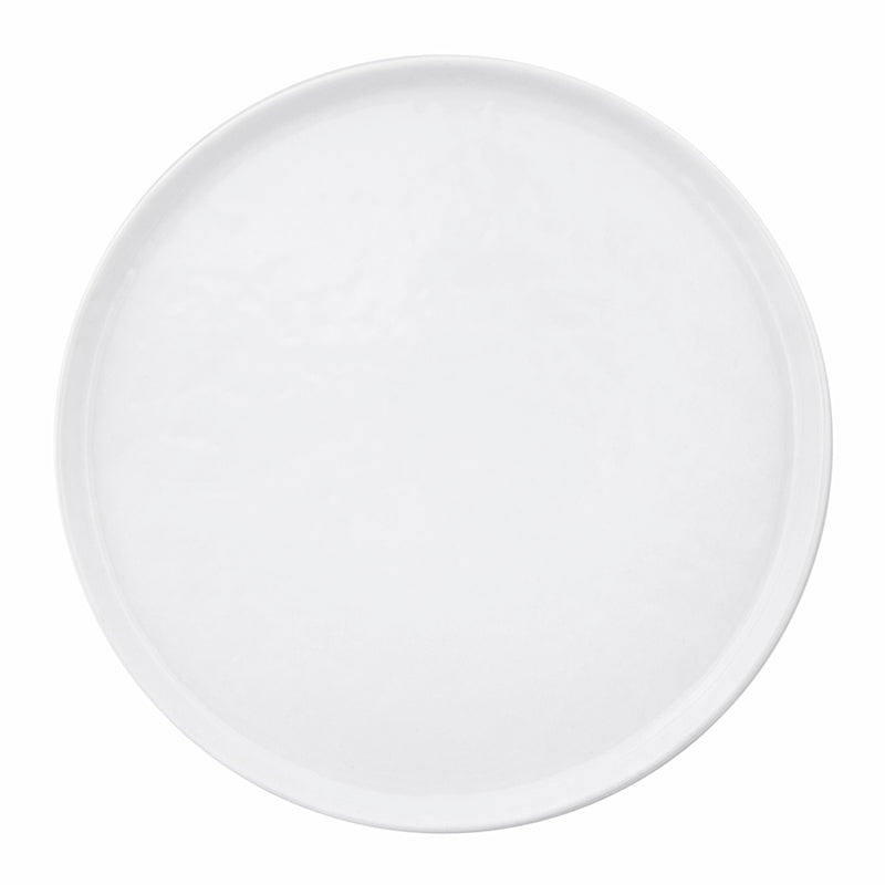 Loza Porcelino Blanco Set de 2 Platos Base 31 cm