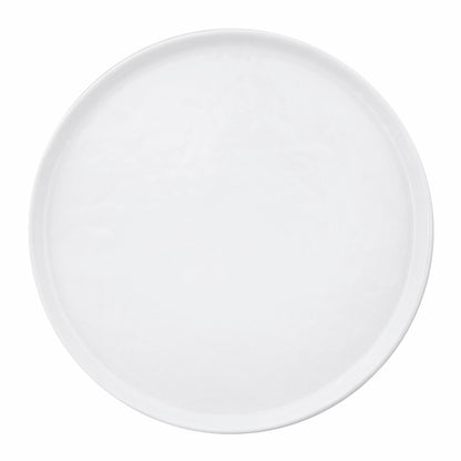 Loza Porcelino Blanco Set de 2 Platos Base 31 cm