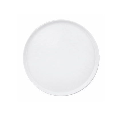 Loza Porcelino Blanco Set de 4 Platos de Postre 22 cm