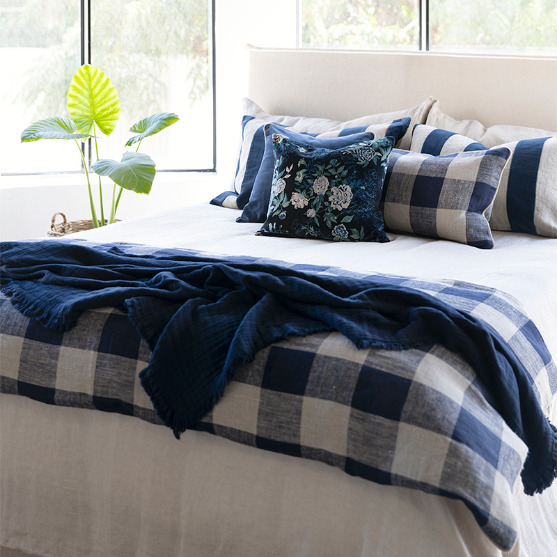 Funda Cojín New Delhi Encre 45x45 cm