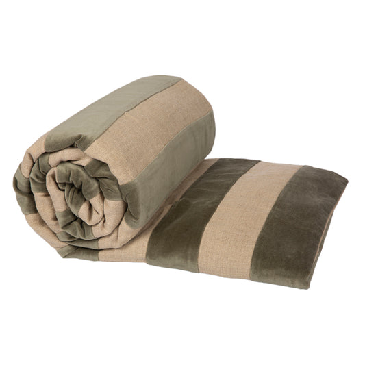 Funda Piecera Brisbane Kaki 85x200 cm