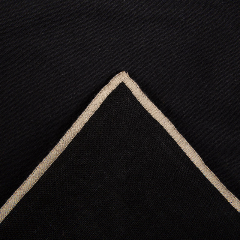 Funda Piecera Lino Chennai Noir 85x200 cm