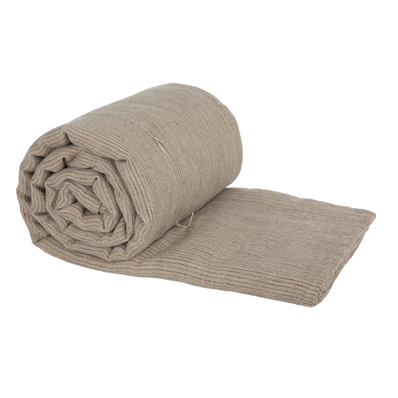 Piecera Lino Dijon Natural/Negro