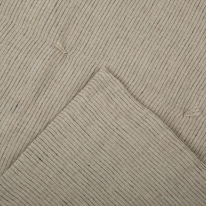 Piecera Lino Dijon Natural/Negro