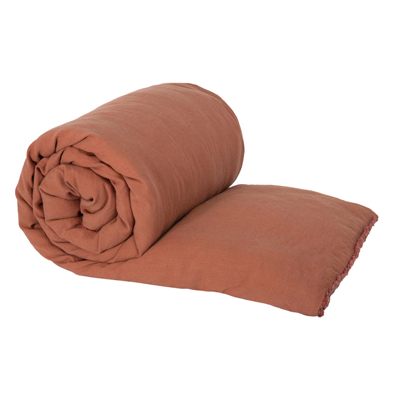 Funda Piecera Lino Limy Mocaccino 85x200 cm