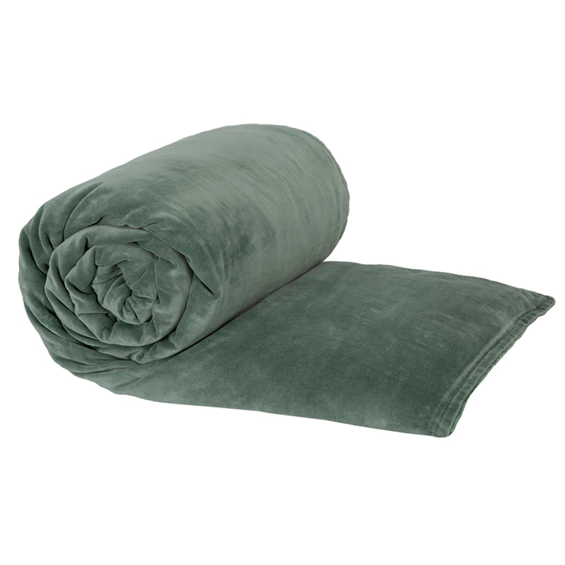 Funda Piecera Velvet Manhattan Celadon 85x200 cm