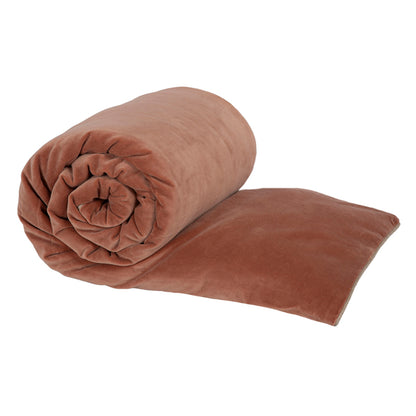 Funda Piecera Velvet New Delhi Mocaccino 85x200 cm