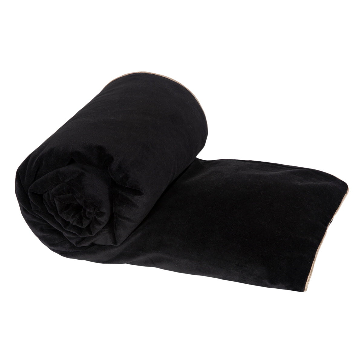 Funda Piecera Velvet New Delhi Noir 85x200 cm