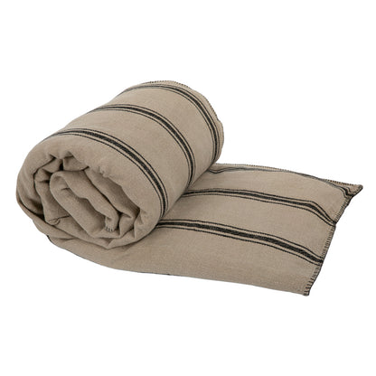 Funda Piecera Niza Natural Negro 85x250 cm