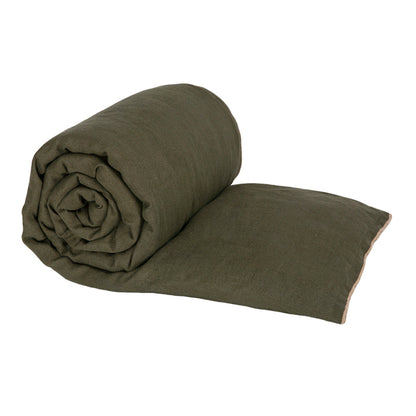 Funda Piecera Lino Seoni Kaki XL 85x250 cm