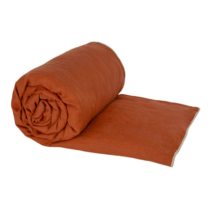 Funda Piecera Lino Seoni Terre Brulee XL 85x250 cm