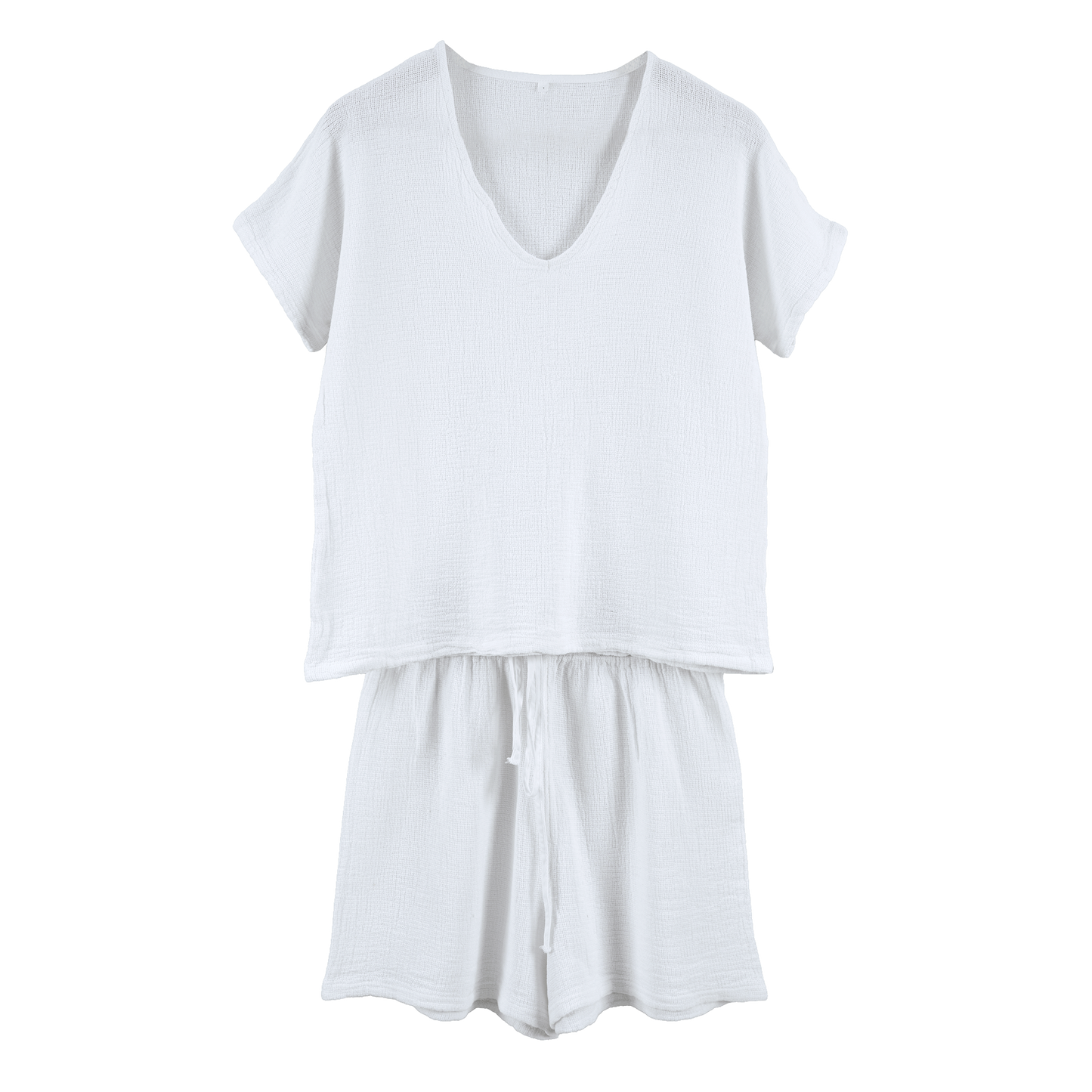 Conjunto Symi Blanc Short / Polera