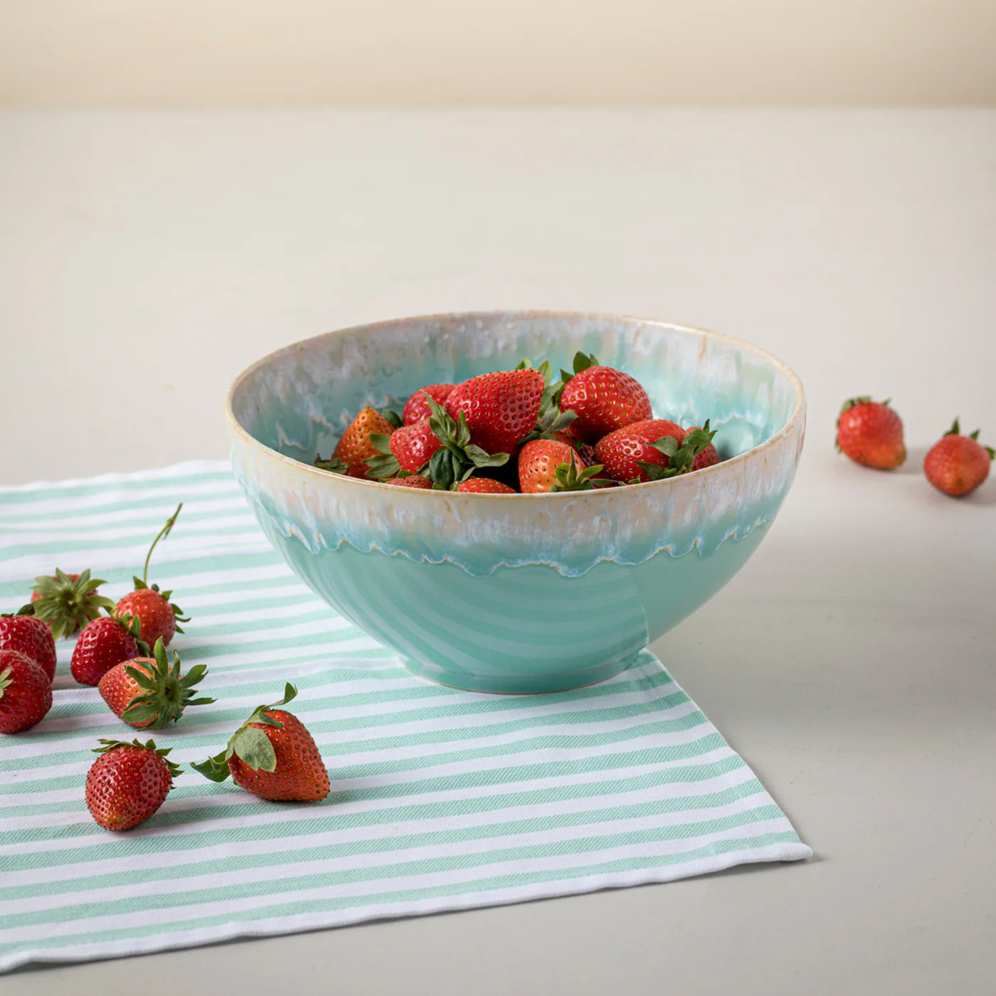 Bowl de Pasta y Ensalada Taormina 24 cm Aqua