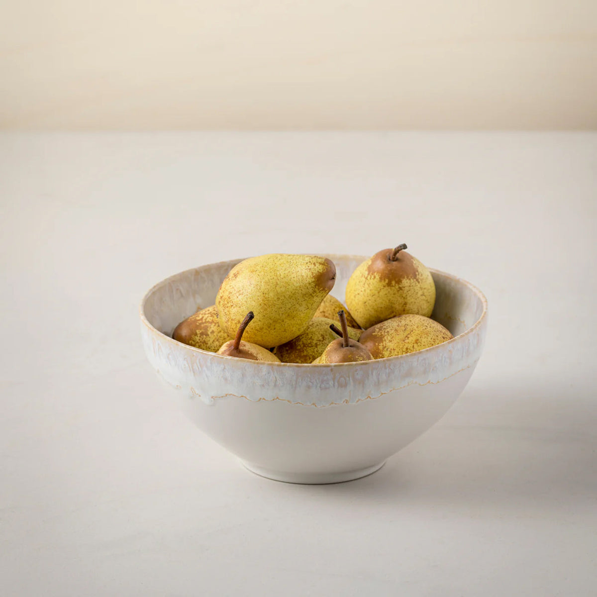 Bowl de Pasta y Ensalada Taormina 24 cm Blanco