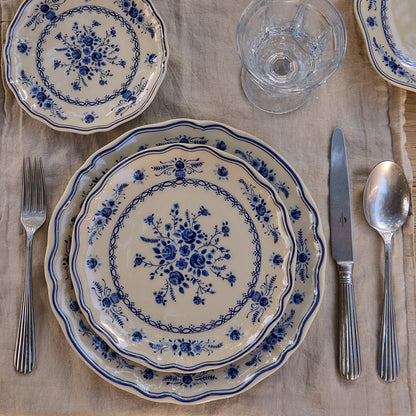 6 Platos Aperitivo VILA 17cm Beige-Blue
