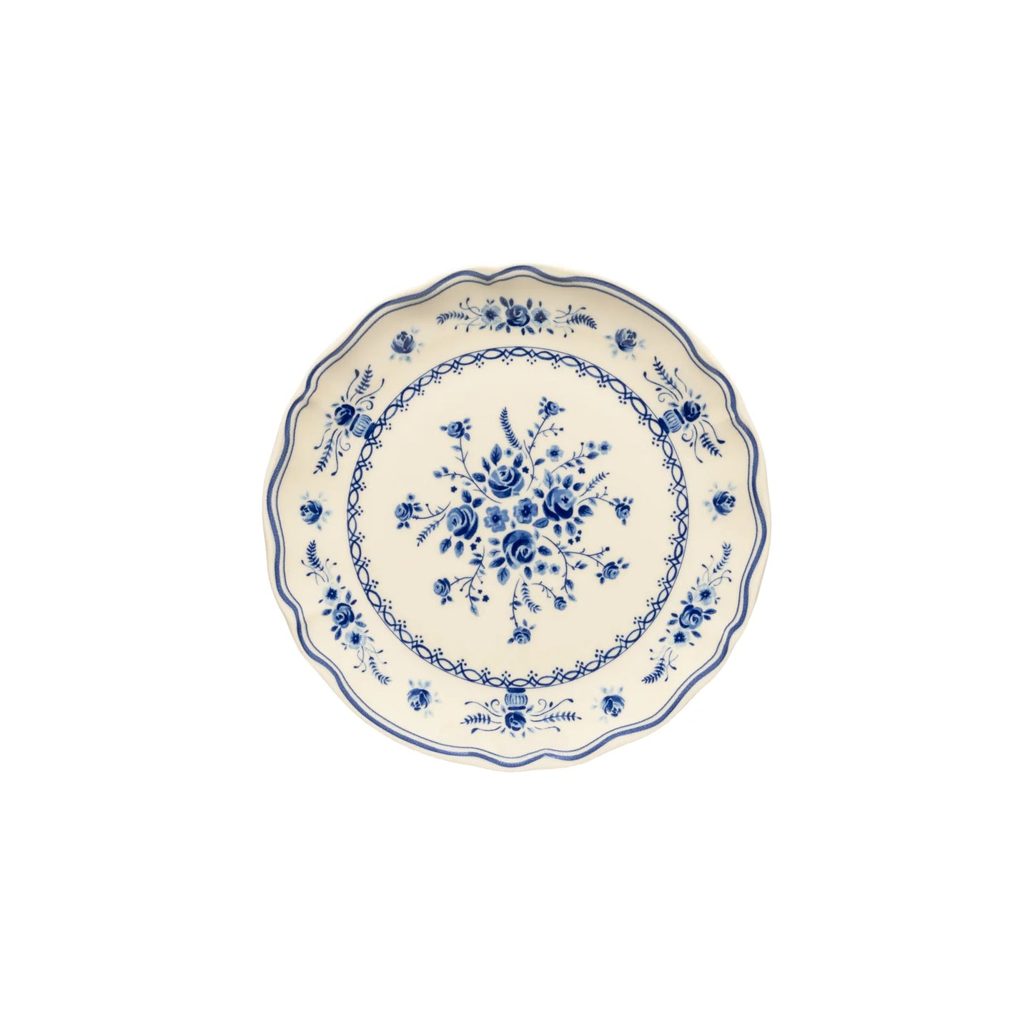 6 Platos Ensalada/Postre VILA 21 cm Beige-Blue
