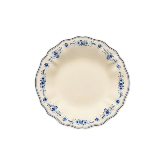 6 Platos Hondo Pasta VILA 25 cm Beige-Blue