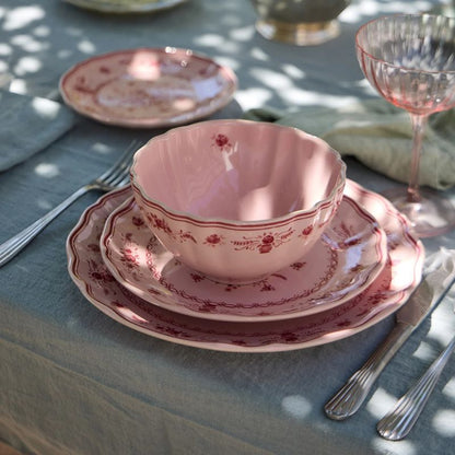 6 Platos Grande VILA 27 cm Pink-Red