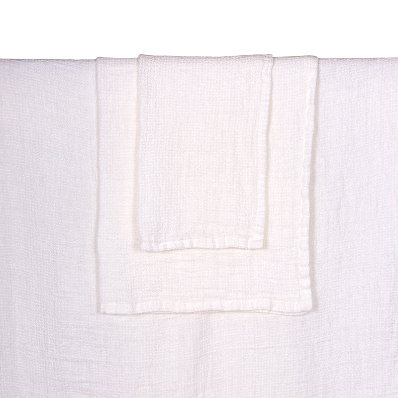 Toalla Lino Bali Blanc