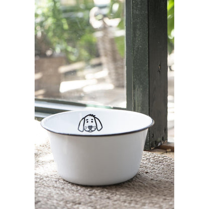 Bowl Enlozado Perro Large