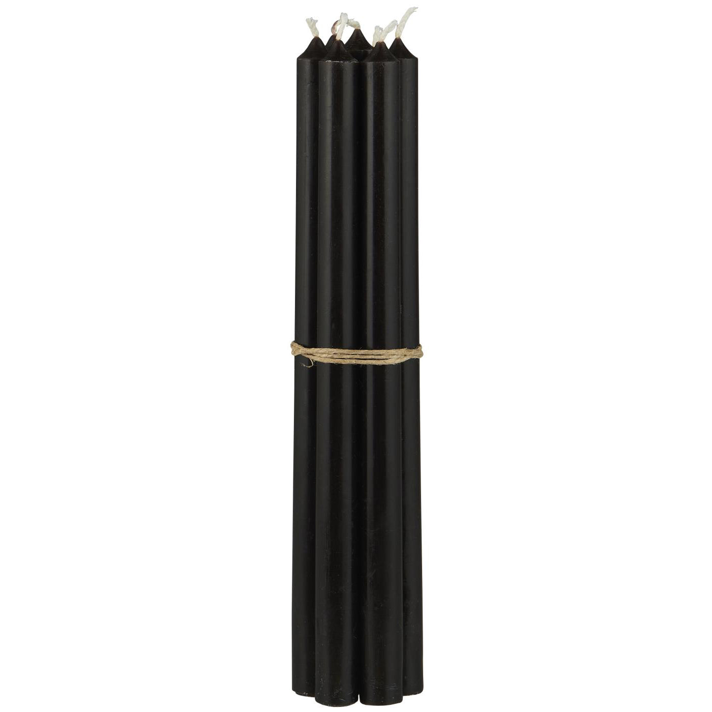 Vela Taper Negro Ø:1.3 H:20 cm