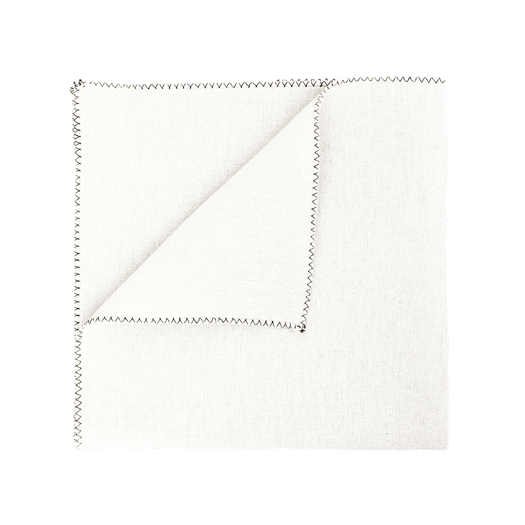 Set 6 Servilletas Zilia Blanc 40x40 cm