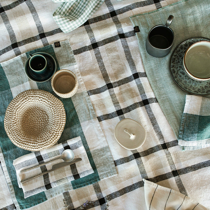 Individual Lino Palma Celadon