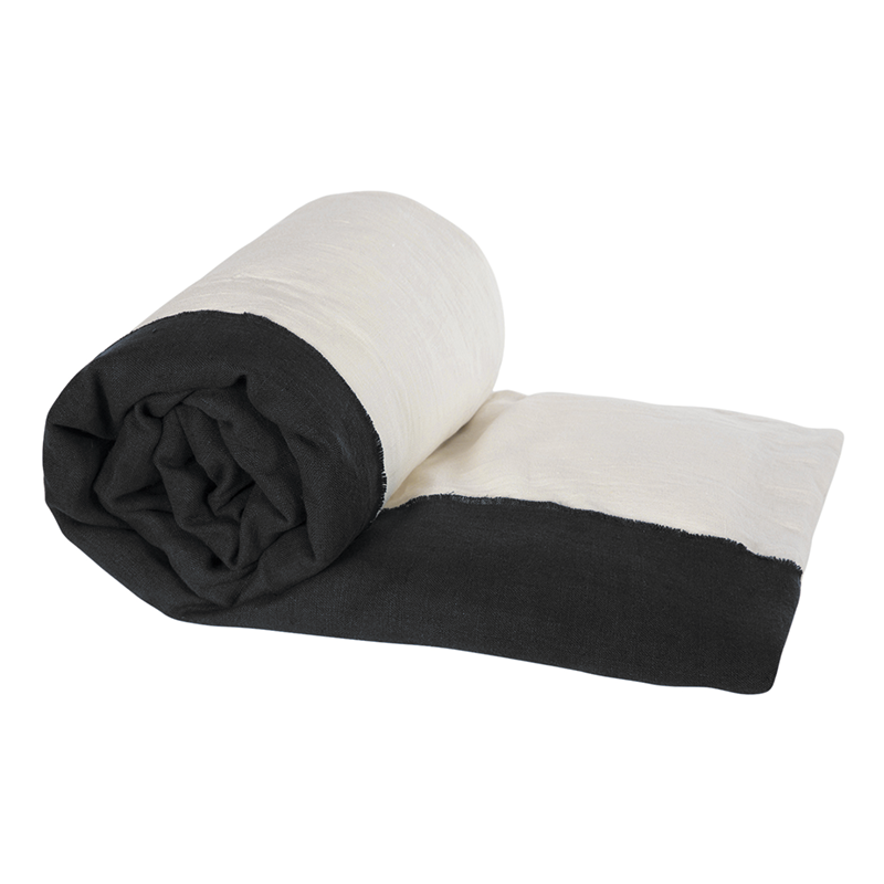 Funda Piecera lino Goa Noir XL 85x250 cm