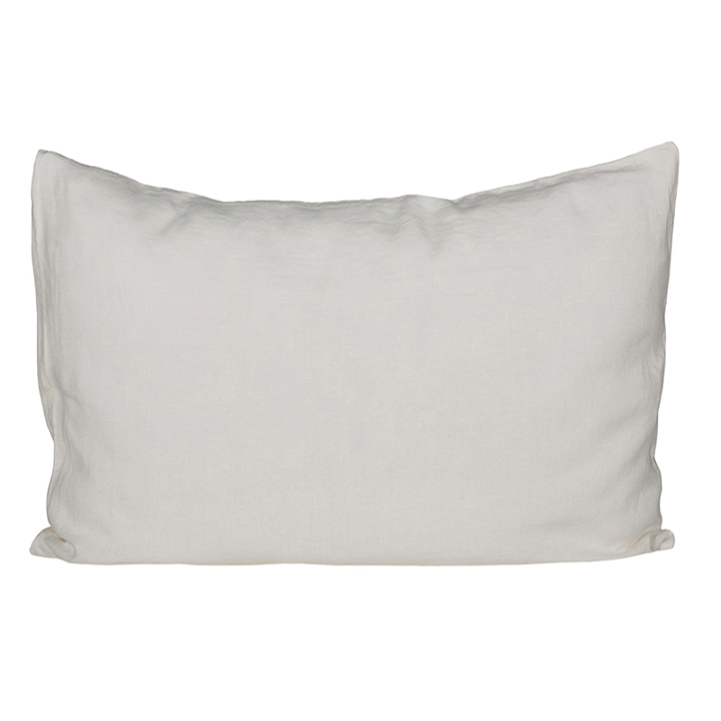 Funda Almohada Lino Lille Marfil