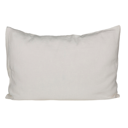Funda Almohada Lino Lille Marfil