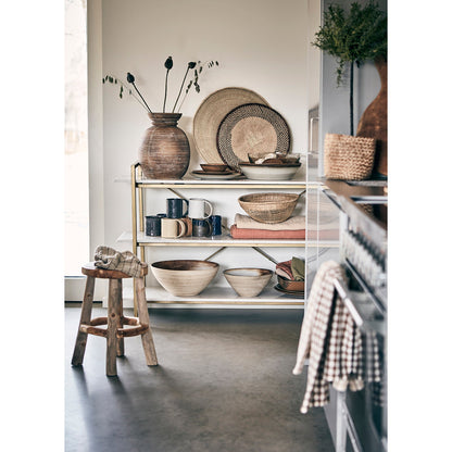Piso Taburete PALLE Natural Ø38xH45 cm