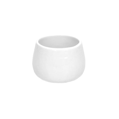 Loza Porcelino Blanco Vaso D 7 cm H 5 cm