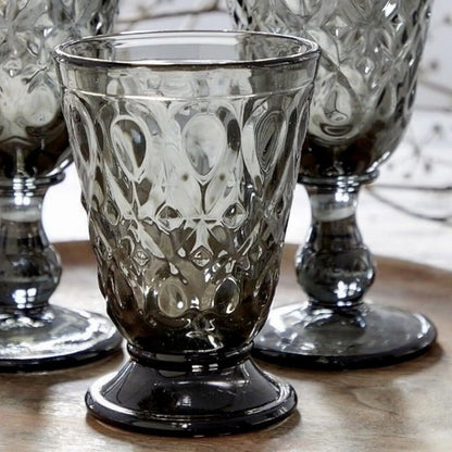 SET 6 VASOS LYONNAIS GRIS 200ml