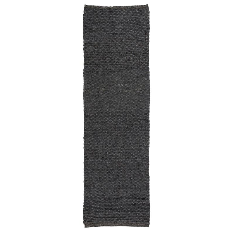 Alfombra Lana Visby Charbon 0,8x4,0 m