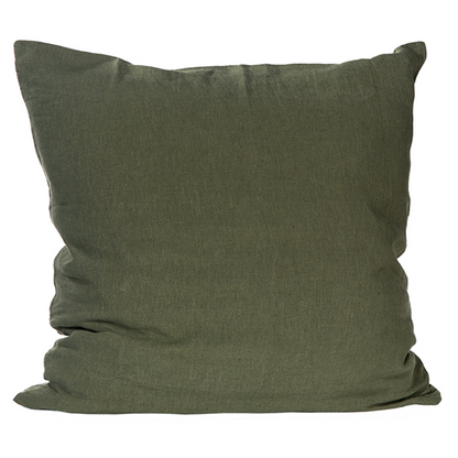 Funda Lino Viti Kaki 65x65 cm