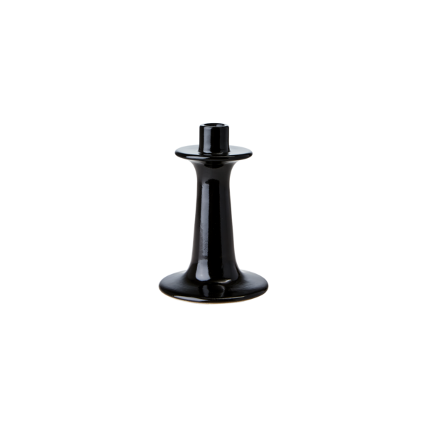 Portavela ELLA S Negro Ø12xH18 cm